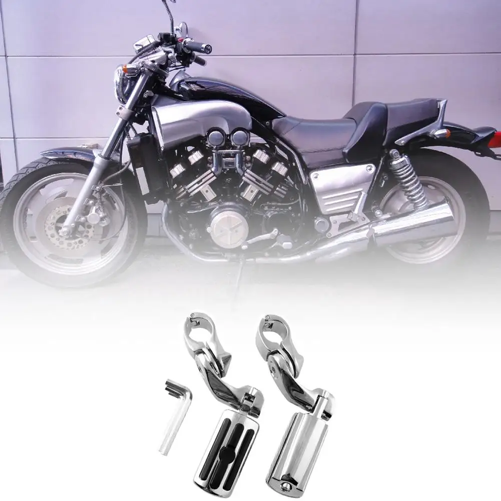 

Foot Peg Highway Peg Foot Rest Motorcycle Universal Footrest For 1-1/4" 1.25" (32MM) Aperture Foot Peg Highway Peg Foot Rest