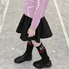 2022 new spring autumn Girls Kids leather PU skirt comfortable cute baby Clothes Children Clothing ► Photo 3/6