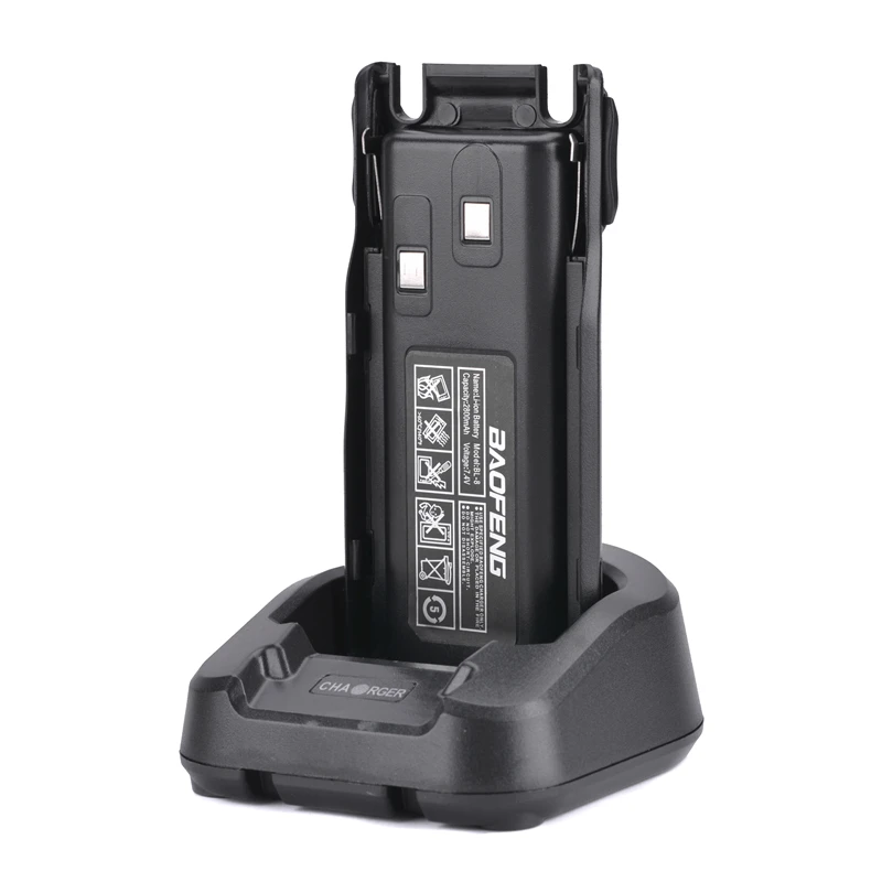100% originální baofeng UV-82 UV-8D walkie talkie adaptér ploše nabíječka přenosné UV 82 dva způsob rádio USB adaptér UV82 příslušenství