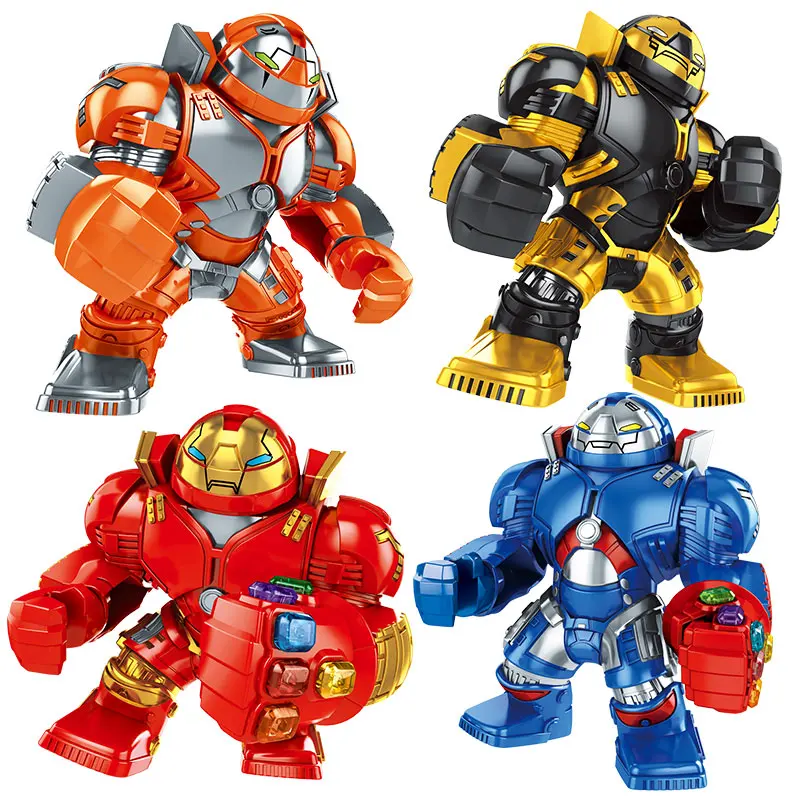 

Superheroes Iron Man Hulkbuster Building Blocks legoingly Marvel Big Size Avengers Endgame Infinity Wars Figures Bricks Kids Toy