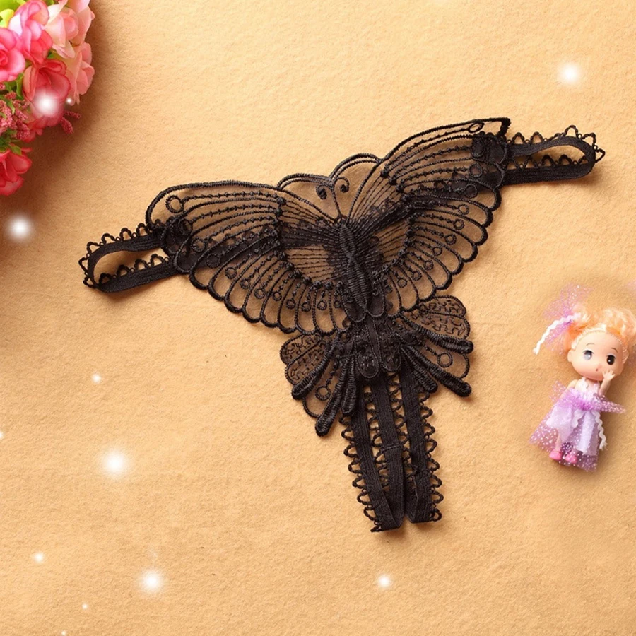 Для женщин женские пикантные сетчатые стринги сексуальные открытые Butterfly