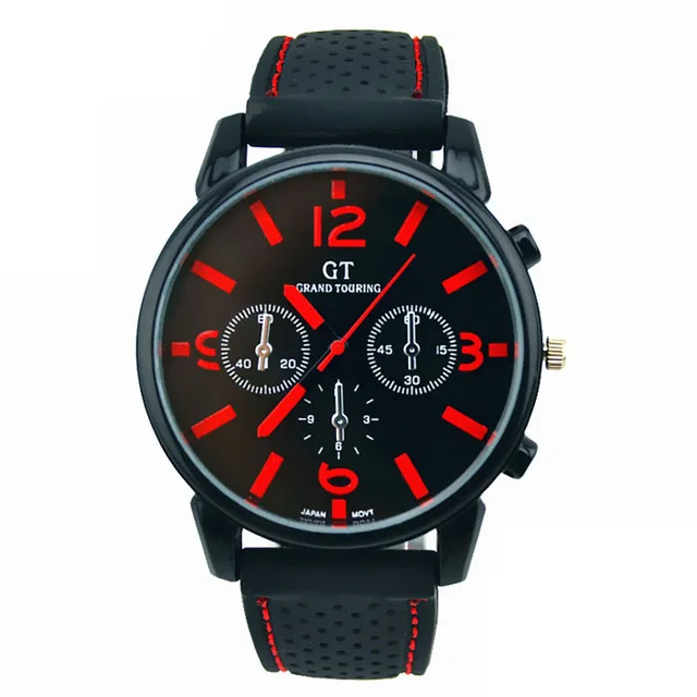 

Hot Sales New Style Men Simple Large Dial Silicone Watch Strap Watch Men Trend of Fashion Casual Quartz Watch