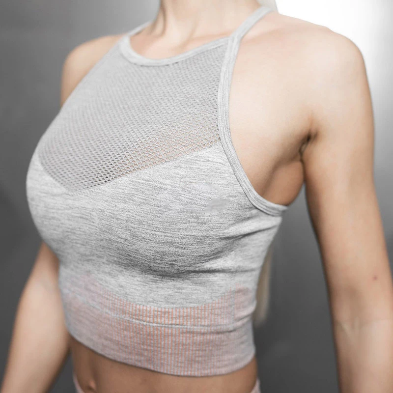 orange top 1 pcs Комплект для йоги, бесшовный спортивный ажурный Сетчатый Дизайн спины, Женский комплект из 2 предметов, леггинсы для занятий спортом, спортивный бюстгальтер, комплекты для фитнеса, спортивные костюмы для йоги - Цвет: orange top 1 pcs