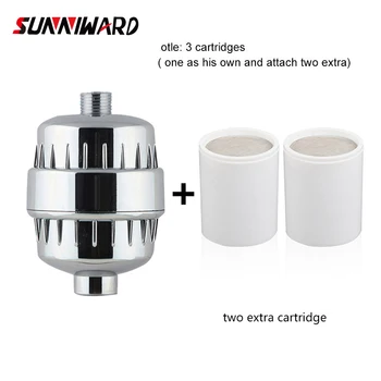 

Water Filter Purifier Kdf+calcium Sulfite Shower Bathing Softener Chlorine Removal Attach 2 Extra Filters Shower Water Filter