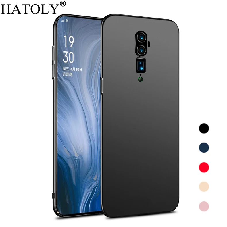 Чехол для Oppo Reno 10x zoom чехол гладкий Тонкий Ультратонкий бампер из поликарбоната 6