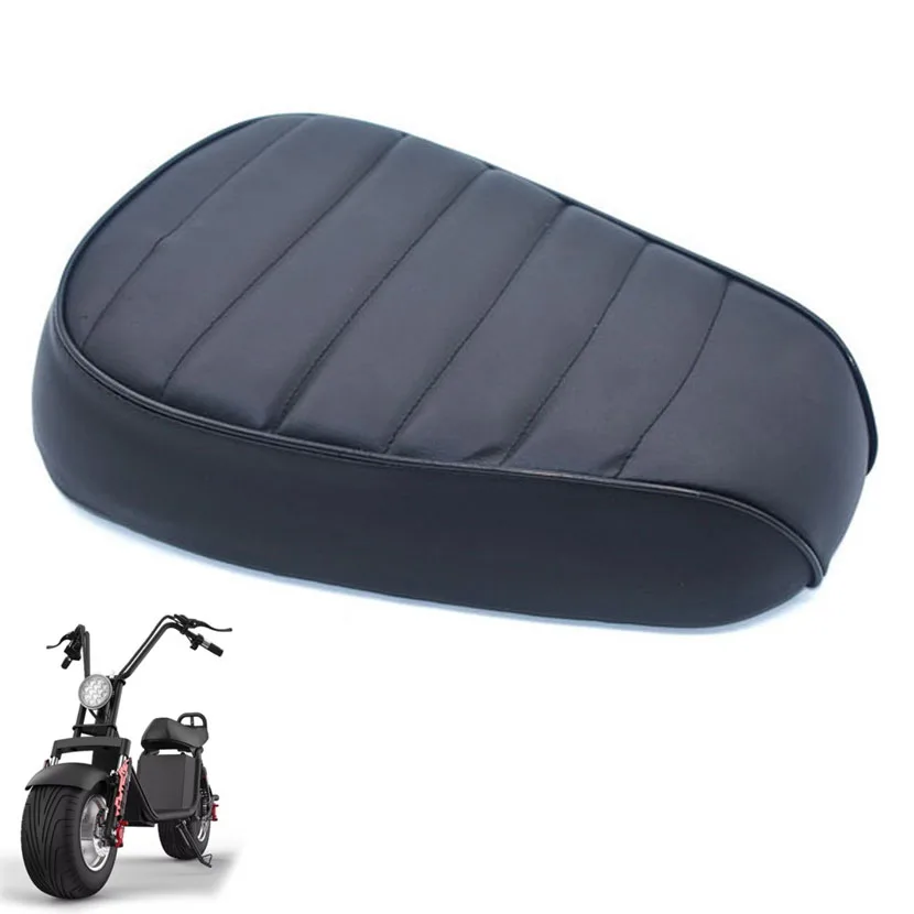 

New Passenger Sissy Bar Backrest Cushion Pad For Harley Electric scooter Honda Suzuki Synthetic Leather Motorcycle Seat