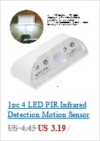 1 шт. 4 светодиодный PIR инфракрасный датчик движения домашняя дверная подсветка замочной скважины лампа дропшиппинг Новинка