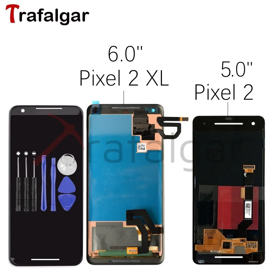 Для Google Pixel 2 3 3A 4 XL ЖК-дисплей Дисплей кодирующий преобразователь сенсорного экрана в сборе Pixel2 Pixel3 Pixel4 Экран для Google Pixel 4 XL ЖК-дисплей