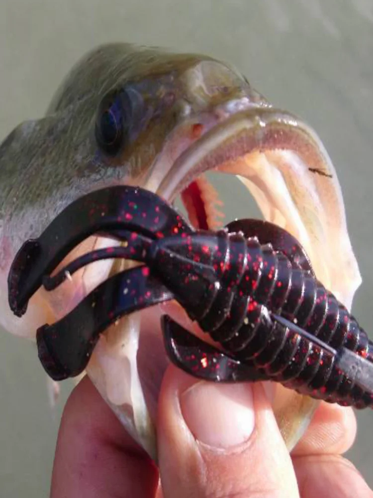KESFISHING приманки новый Rage ошибка Craw 100 мм 8 2g 6 штук рыболовная приманка мягкие Leurre