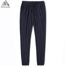 Дышащие мужские повседневные брюки размера плюс L-8XL, качественные быстросохнущие мужские спортивные тренировочные штаны для фитнеса