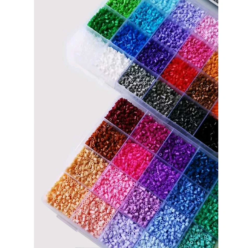 Yantjouet 2,6 мм 48 цветная пластина с набором инструментов 26400 шт Хама бусины perler железные бусины DIY игрушка для детей коробка высокого качества