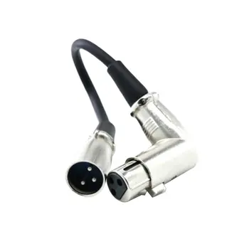 

Professional Technology 1.5' 3 Pin Xlr Straight Male To Right Angle Xlr Female Balanced Audio Interconnect Cable
