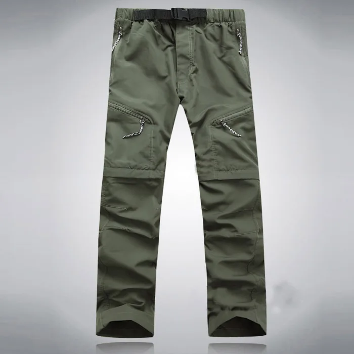 Hot Sale Outdoor Sports Leisure Quick-drying Pants Men Women Hiking Pants Long Short Trousers Detachable CXZ