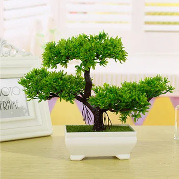 

Fake Artificial Plant Bonsai Small Tree Pot Plants Fake Flowers Home Table Deco