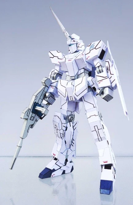 Rx O Unicorn Unicorn Gundam Normal 3d Paper Model Paper 3d Models Unicorn Gundampaper Model 3d Aliexpress