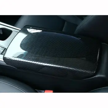 

1* Carbon Fiber Black Covers Armrest Box ABS For Honda Accord Accessories