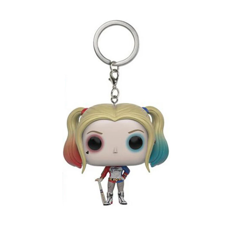 DC Comics Suicide Harley Quinn кукла игрушки фигура брелок с джокером мини фигурки модель