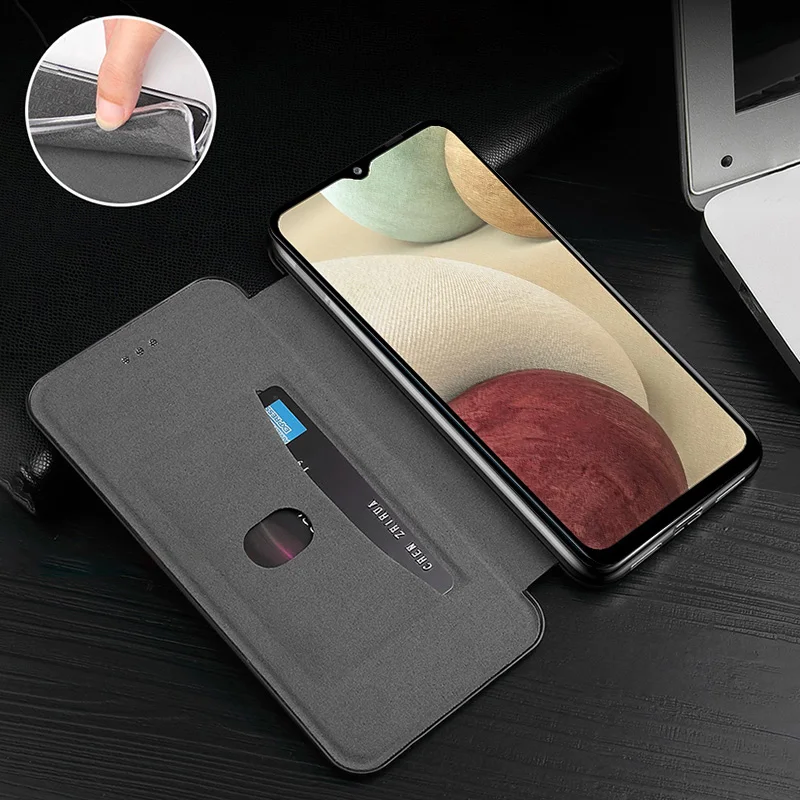 For Samsung Galaxy A12 0s A32 Case Leather Flip Book Wallet Phone Case For Samsung A12 A02 A52 2 A02s 2 A 12 Cover Coque Mobile Phone Cases Covers Aliexpress