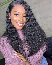 Pelo brasileño de la onda profunda mechones de cabello humano extensión 3 mechones con cierre frontal ola mechones con cierre frontal