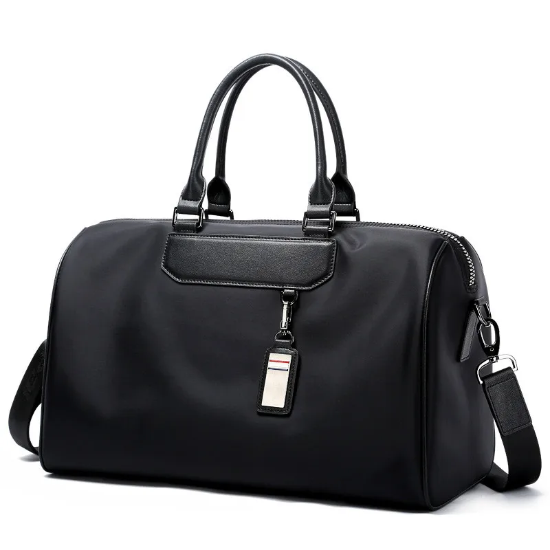 

Black Men Luggage Travel Bags Packing Cubes Nylon Pack Teenager Casual Business Bagpack Duarble Waterproof Cloth Organizers