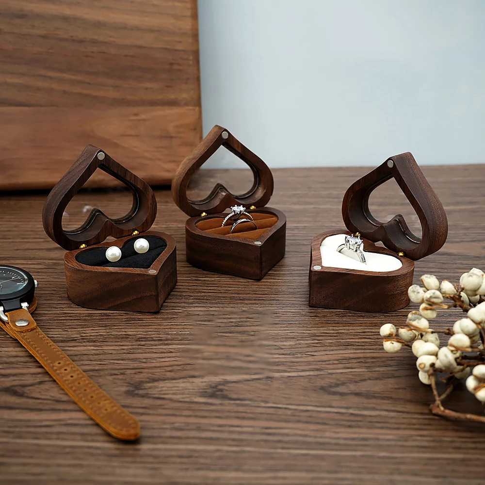 Heart Design Jewelry Gift Box Stand for Couples Heart Design Jewelry Gift Box Stand for Couples