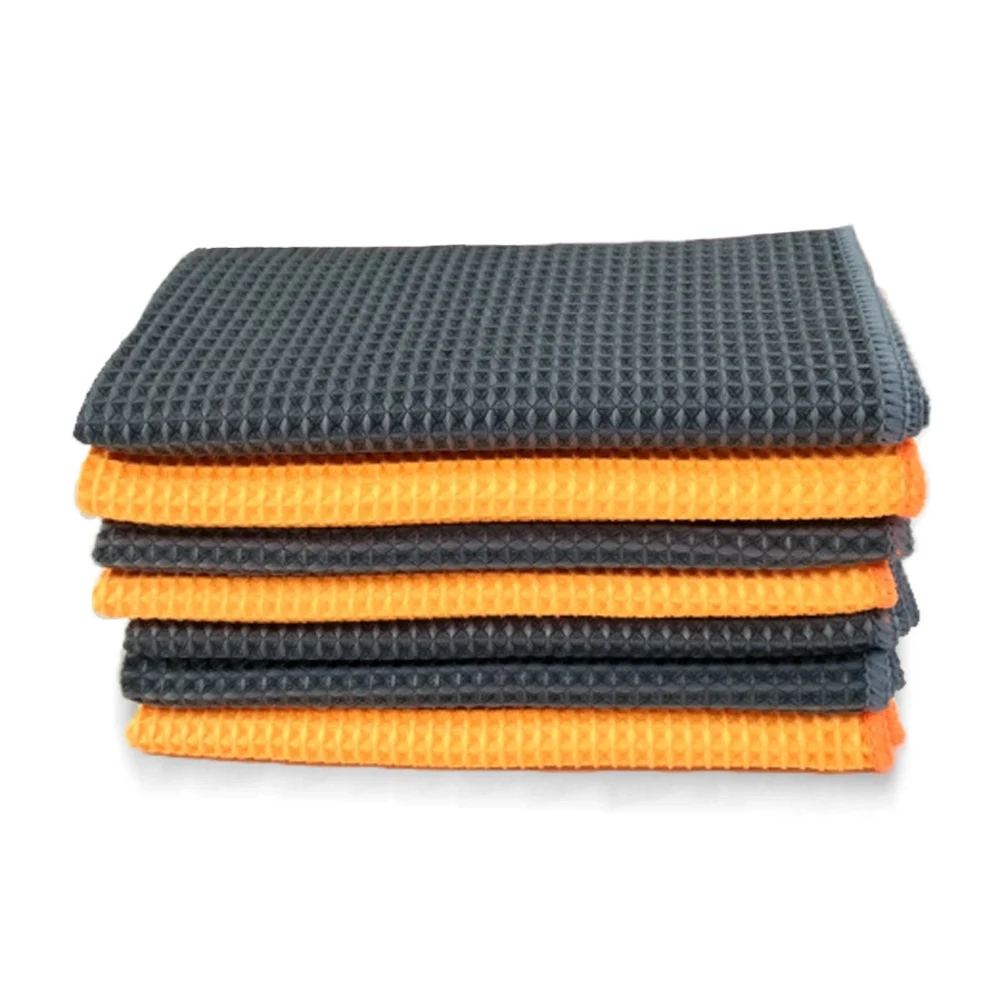 10/5/3Pcs Car Cleaning Towel Microfiber Girds Rags Drying Cloth For Car Window Glass Cleaning Auto Care Cloths Wash Towels