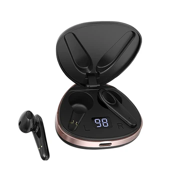 

Bluetooth Earphone Wireless Portable Mini True Wireless Earbuds With Microphone Digital Display Stereo Headset For IOS Android