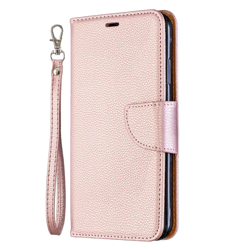 Флип-чехол-кошелек для iphone 11 Pro X XR XS Max Fundas Lichi кожаный чехол для iphone 6 7 8 6s Plus Case Capa - Цвет: Pink