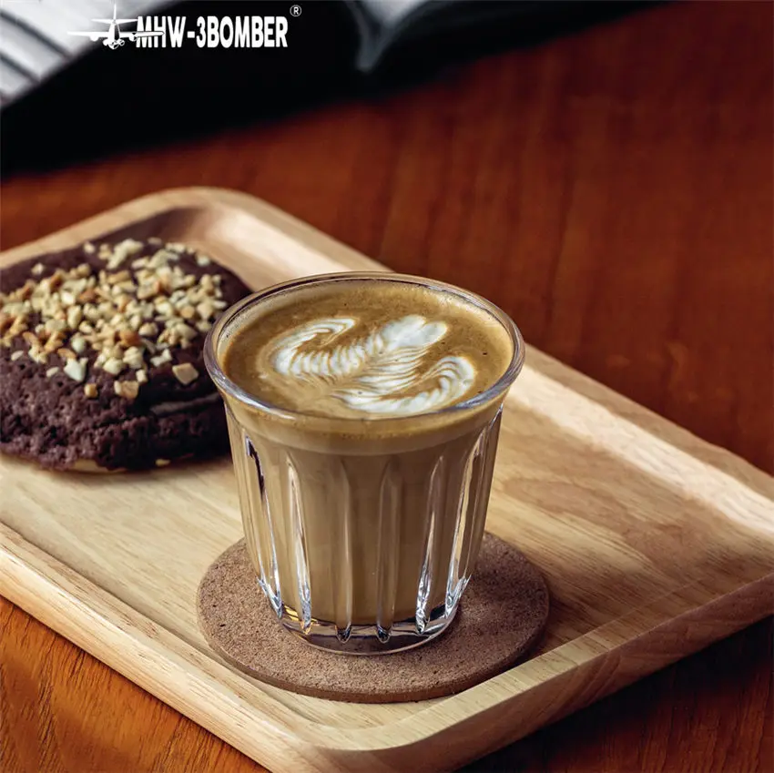 Женская чашка для эспрессо 200 мл латте плоская белая кофе фоточай высокое