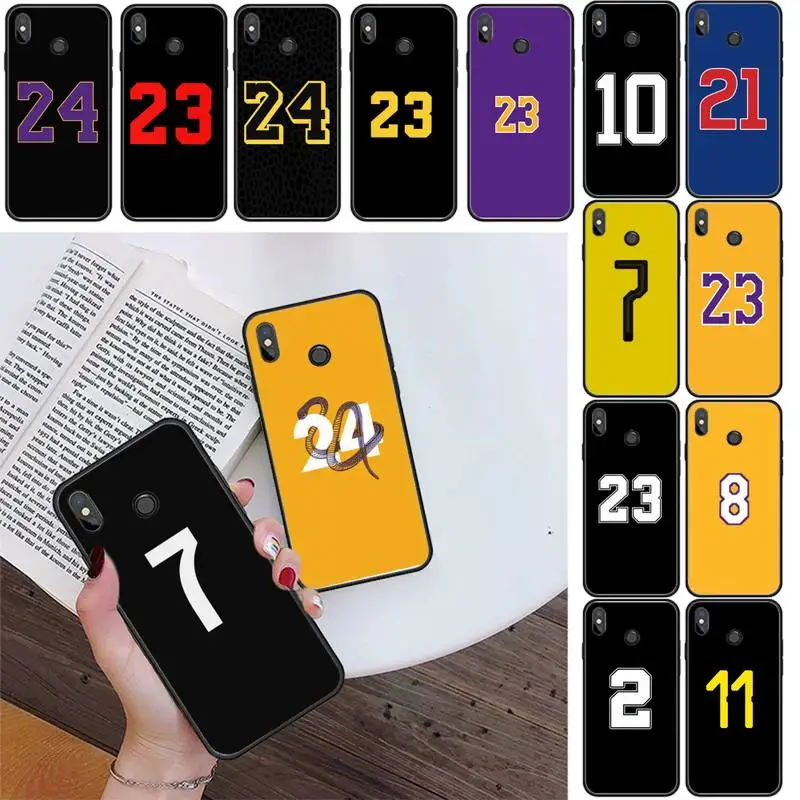 Babaite Lucky футбольного № 23 24 7 типа сделай сам украшения чехла для телефона Xiaomi Redmi 4X