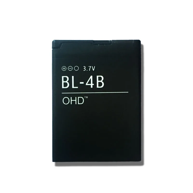 OHD подлинный мобильного телефона Li Ion Батарея BL 4B BL4B для Nokia 2505 3606 2630 7500 6111 7370 7373 7070