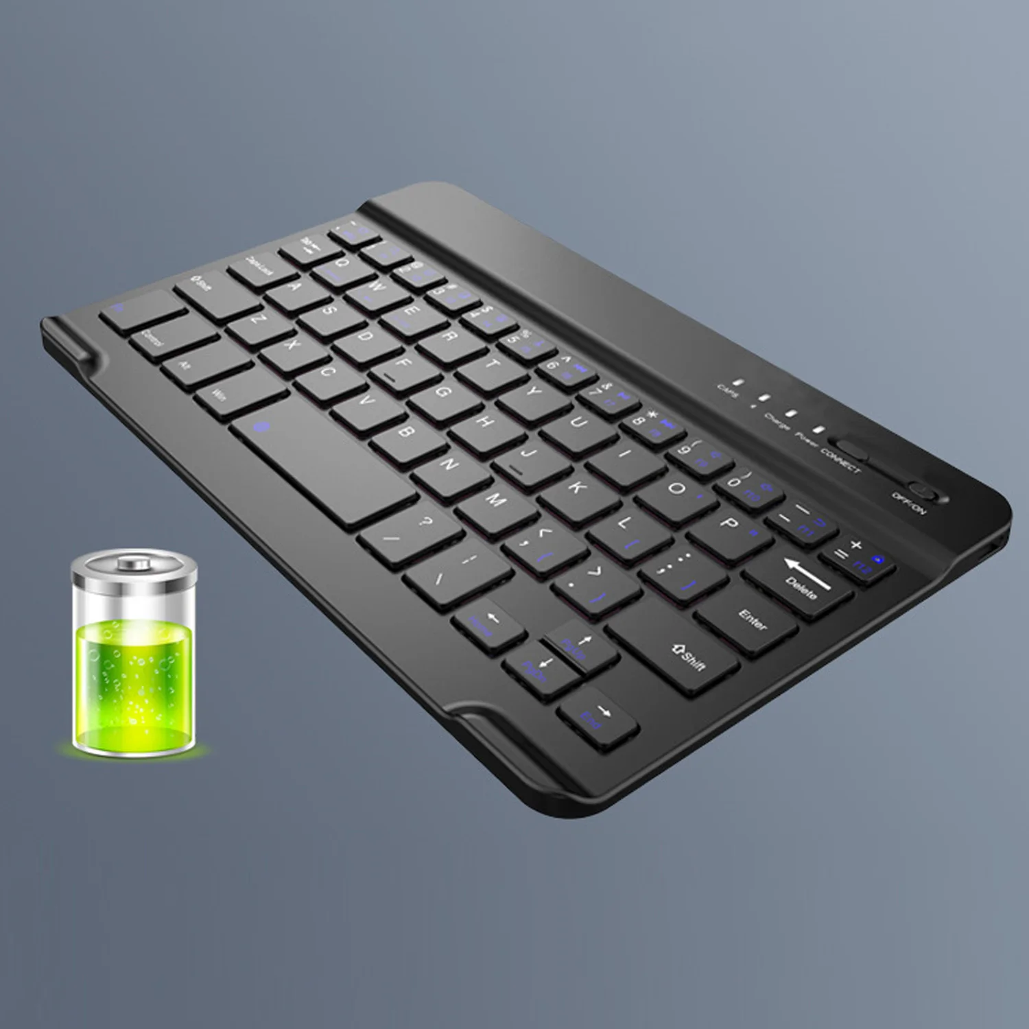Vococal Bluetooth беспроводная клавиатура телефона 8 дюймов ультра тонкий портативный