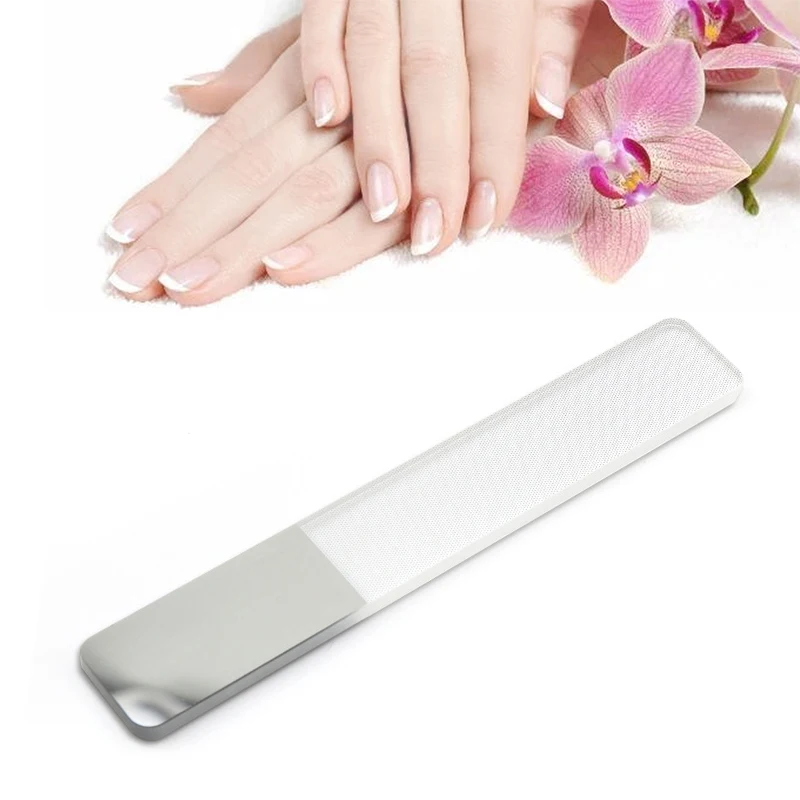 Профессиональная прочная нано стеклянная пилка для ногтей блок Шинер Маникюр Лайм пилка для ногтей аксессуары для ногтей пилки