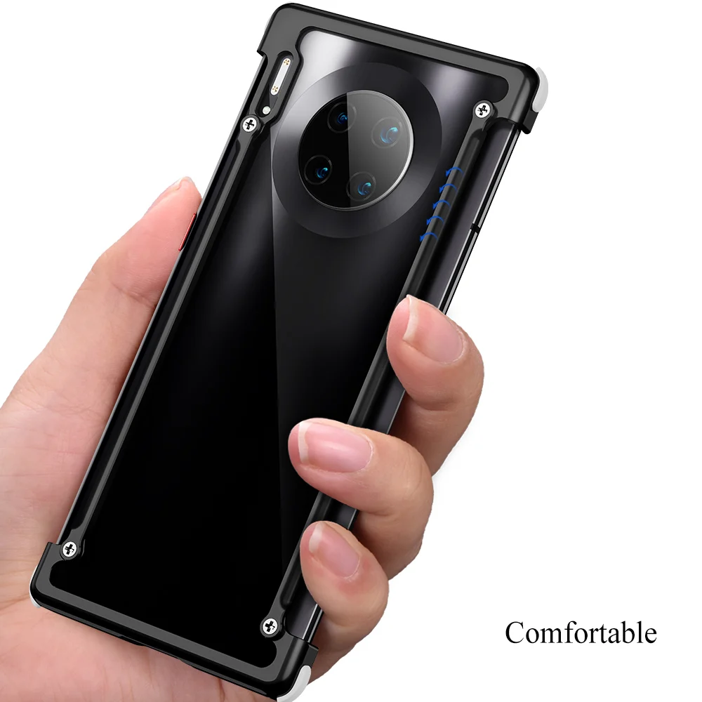 OATSBASF с подушкой безопасности металлический корпус для телефона Huawei Mate 30 pro 20 20pro