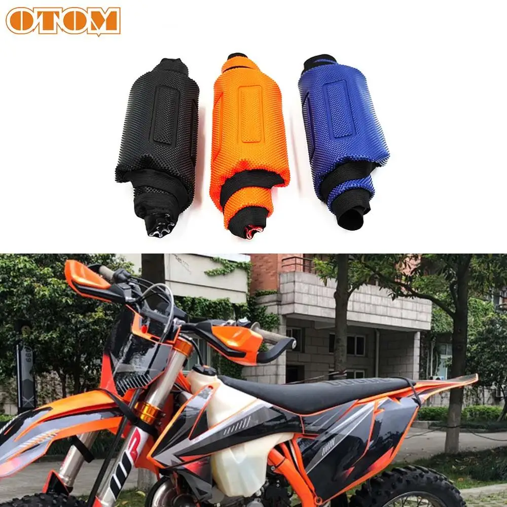 OTOM Dedicated Seat Covers Motocross Pro Rubber Gripper Soft Cushion Protector Pad Mat Antiskid Waterproof For KTM EXC SX XC XCF bjmoto motocross double stitched rubber gripper soft seat cover for honda crf50 xr50 cr85 cr125r cr250r crf450r cr500r crf150r