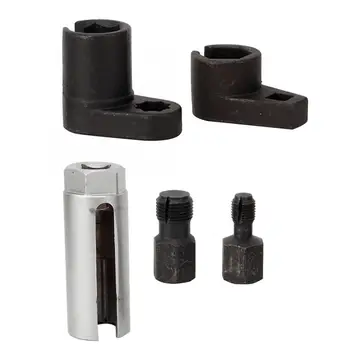 

5Pcs Oxygen Sensor Socket O2 Thread Chaser Removal Wrench Tool Set Vacuum M12 M18 for auto service tool for auto service