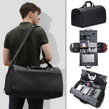 

New Pattern Large-capacity multi-function Duffel Male Business Travel Suit Storage Bags Travel Shoulder Fitness Climbing Bags