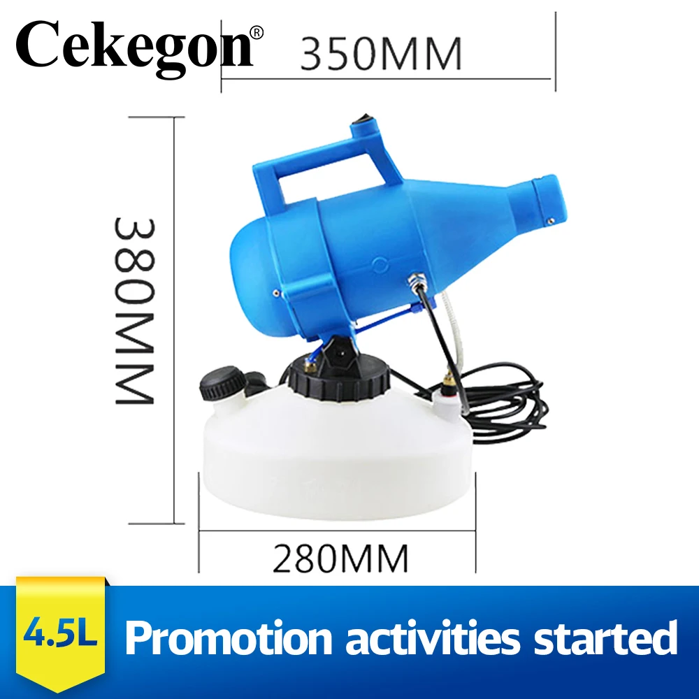 Портативный Электрический Генератор горячего тумана Cekegon л ULV/генератор