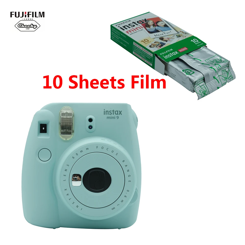 

Fujifilm INSTAX Mini 9 Instant Camera Film Gift Bundle mini9 Birthday Christmas New Year Gift Fashion Updated Version + 10 Sheet