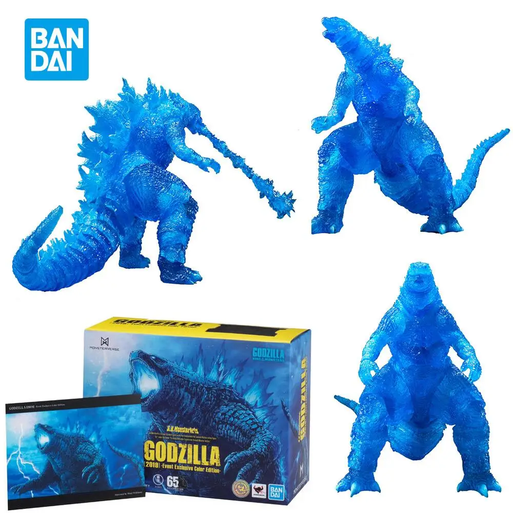 Bandai SHM GodAzillas 2 King of Monsters 2019 Godzill голубая прозрачная Ограниченная серия игрушечная