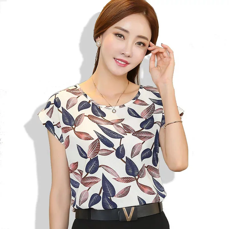 

2019 new summer elegent fashion style women o-neck plus size t-shirt M-4XL