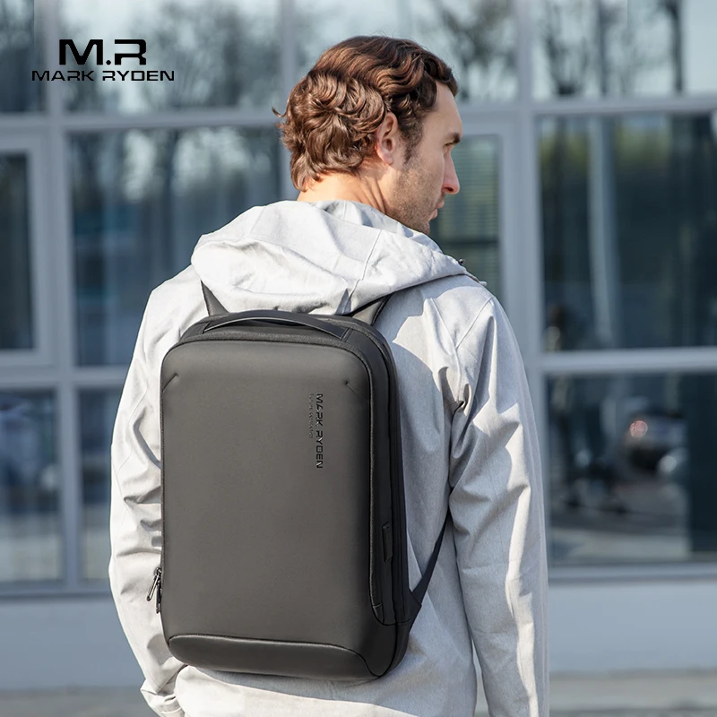 Mark Ryden Business Backpack men 15.6 inch Office Work Male Backpack USB-charging Slim Laptop Backpack Men Water Repellent Bag