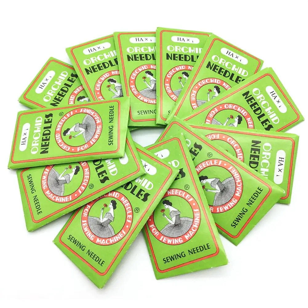 10pcs Household Sewing Machine Needles HA 90/14 Steel Needle for Singer Durable Stitching High-grade Sewing Tools Accessories