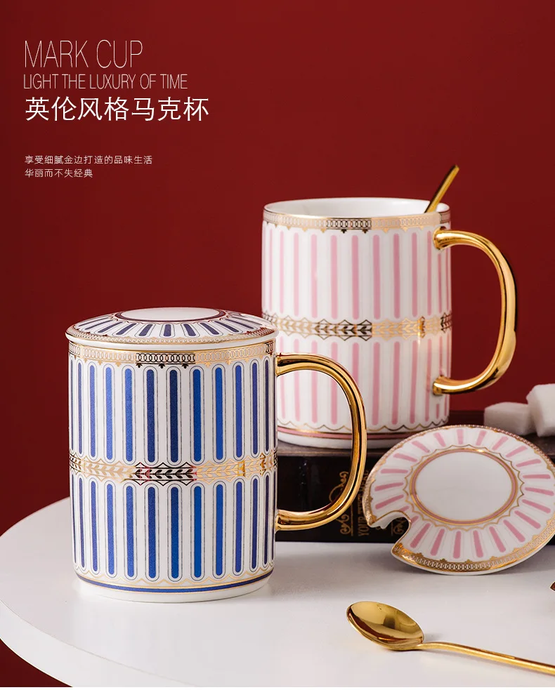 Питейная посуда кружки кофейная кружка с ложкой кофейная чашка tazas caneca taza de ceramica creativas Кружки Кофейные чашки таза кафе чайная кружка