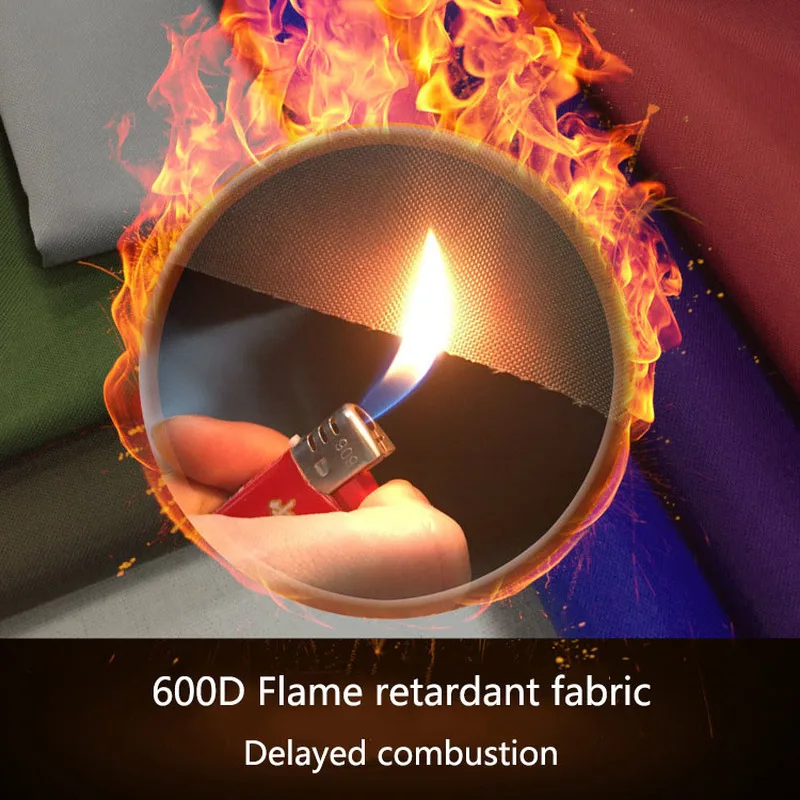 Meetee 100X160 см толщиной 600D огнеупорная ткань Оксфорд посеребренный полиэстер водонепроницаемый навес наружная огнезащитная ткань