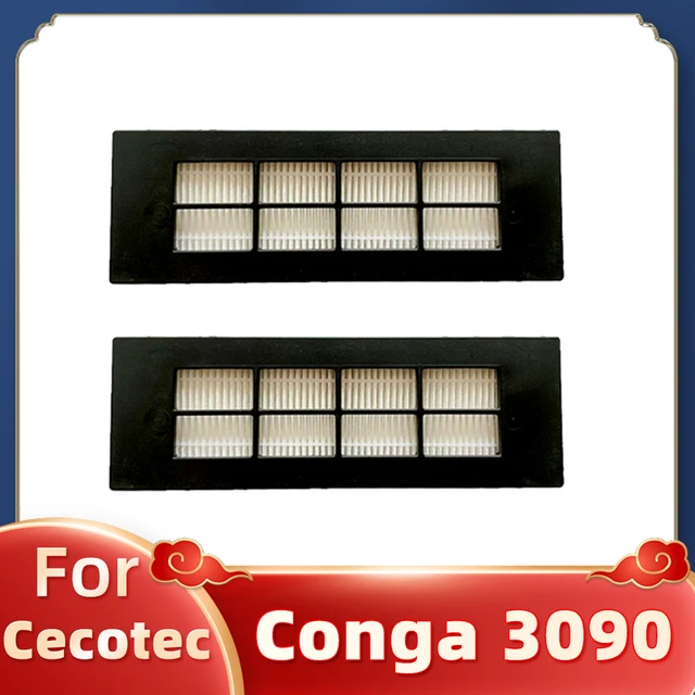 Main Side Brush Hepa Filter Mop Cloths Rag Replacement For Cecotec Conga 3090 Robotic Vacuum Cleaner Spare Parts Accessories 2 Filter
