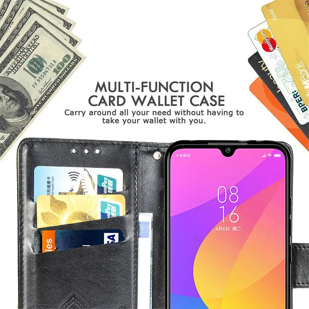 Кожаный флип чехол для телефона Xiaomi Mi 8 Lite 9 9SE 9T MAX3 Pocophone F1 Чехлы Redmi Note 7 6 5 Pro 6A 5Plus GO