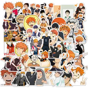 

50Pcs Manga Haikyuu!! Stickers Hinata Shoyo PVC Stickers Japan Anime Collection Stickers