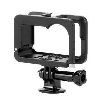 

Camera Housing Case Shell with Adapter, Aluminum Alloy Frame Compatible for DJI Osmo Action Camera Protective Bracket