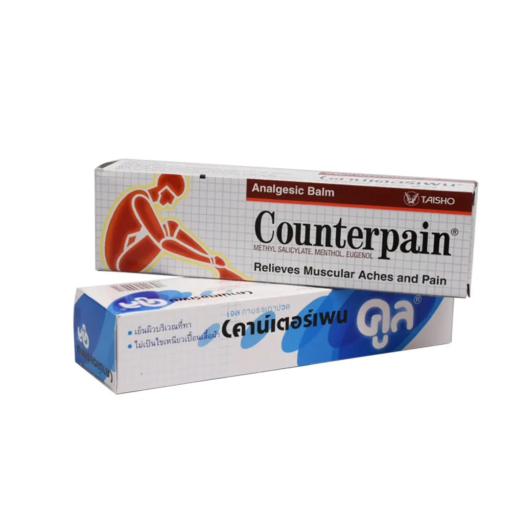 

Thailand Counterpain Analgesic Balm Relieves Muscle Aches and Pain Relieve Pain Balm Rheumatoid Arthritis Ointment